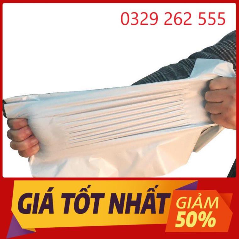 (~100 cái Túi dán miệng) size 17x30cm Túi nilon gói hàng niêm phong tự dính siêu dai