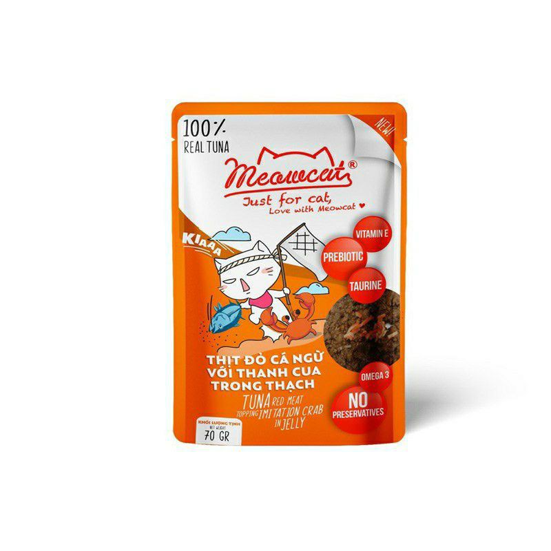 Pate meowcat 70g cho mèo mọi lứa tuổi