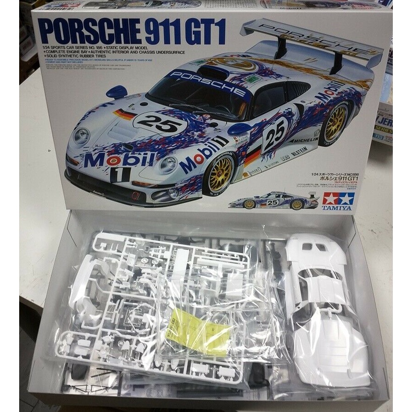 MÔ HÌNH XE Ô TÔ 1/24 SCALE PORSCHE 911 GT1 24186 Tamiya