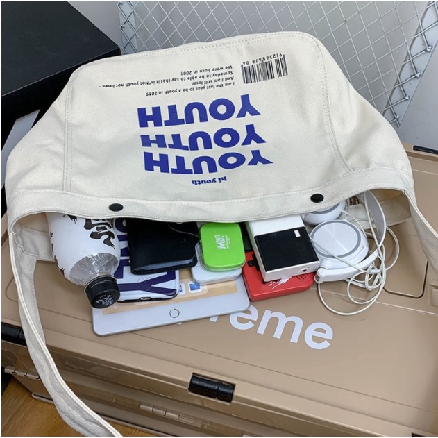 Túi đeo chéo Túi Tote nam nữ đi chơi đi học vải canvas giá rẻ thời trang