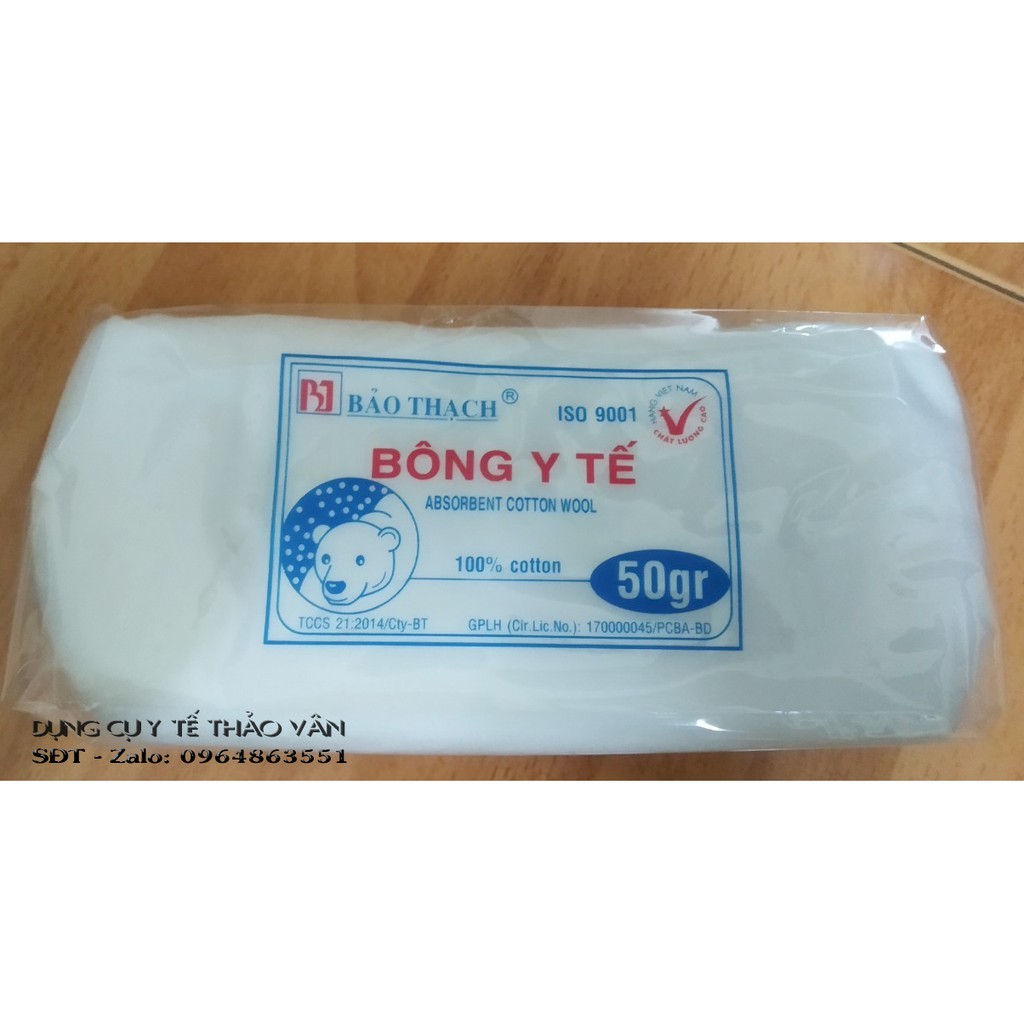 Bông Y Tế Bảo Thạch Gói 50g