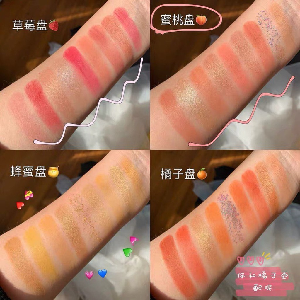 Bảng Phấn Mắt Guicami 9 Ô Baby Got Peach Bảng Dupe Hoàn Hảo Của Colourpop