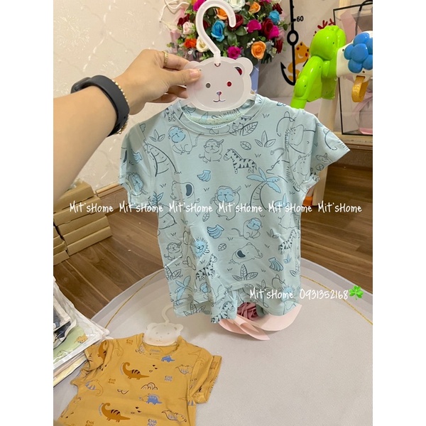 Bộ cộc tay quần đùi họa tiết siêu xinh cho ngày hè năng động giá rẻ