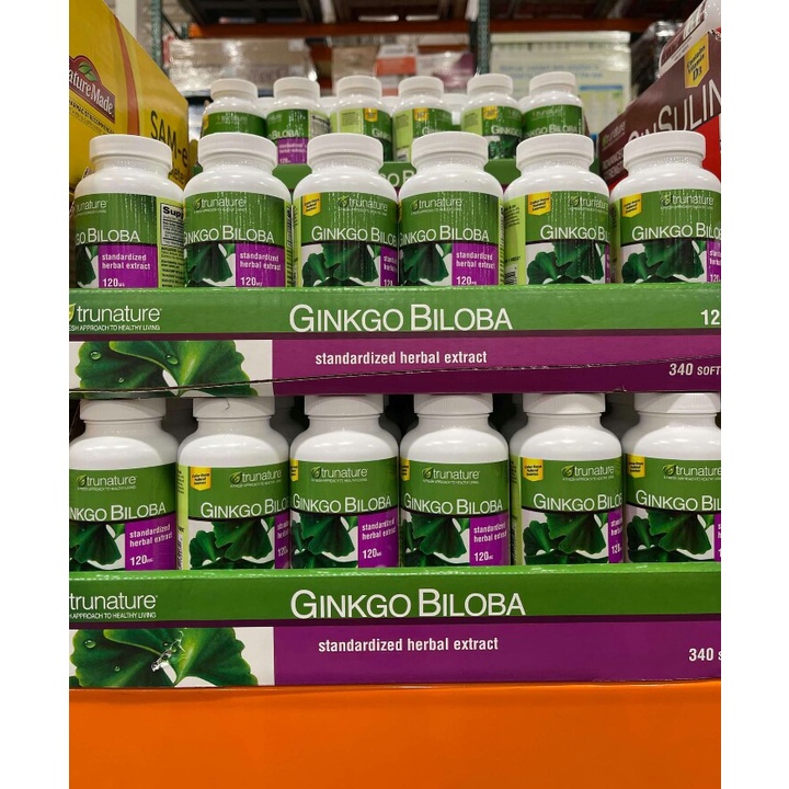 Viên uống tuần hoàn não Ginkgo Biloba 340 viên