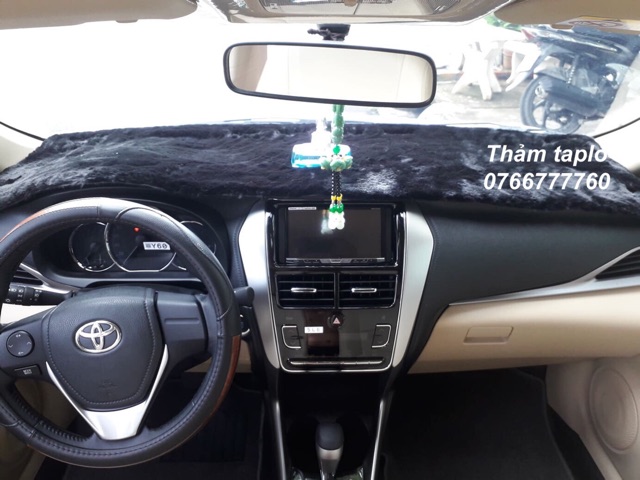 Thảm taplo lông thú - xe vios all new