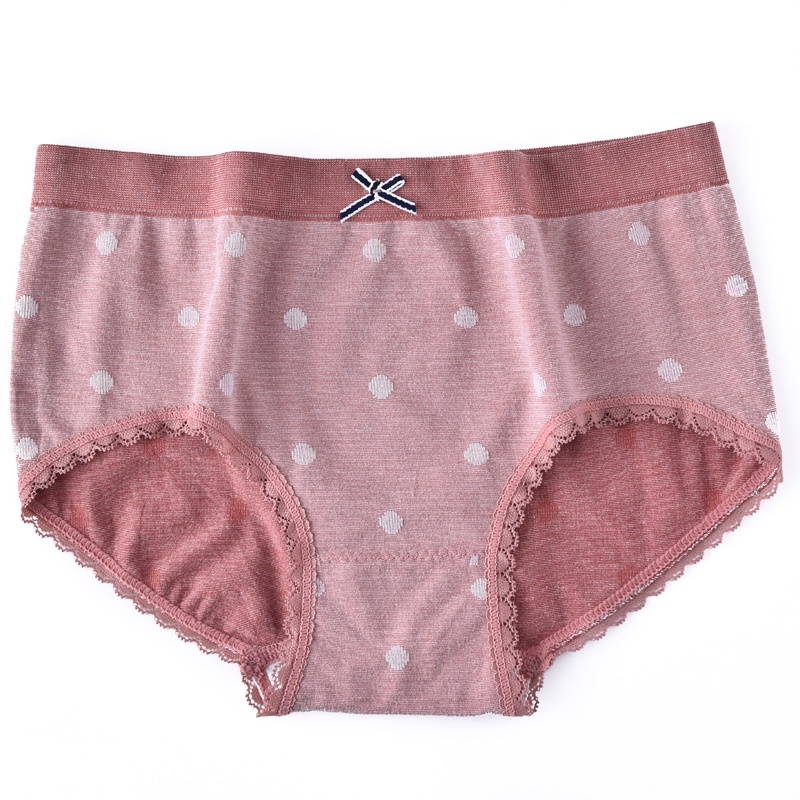 Quần Lót Chấm Bi Đính Nơ Thiết Kế Xinh Xắn Cho Nữ