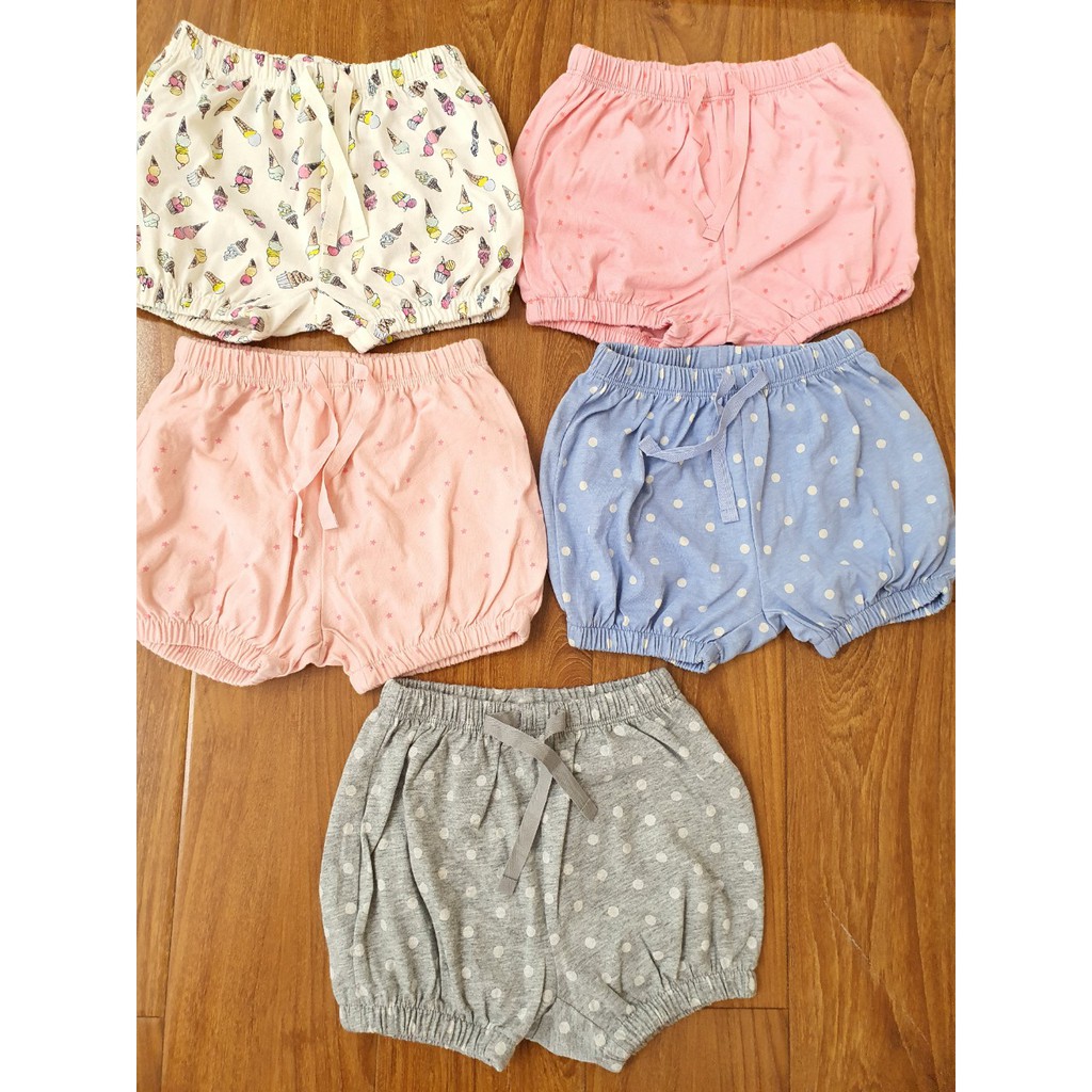 : QUẦN SHORT VẢI THUN COTTON CHO BÉ GÁI - CAYABE