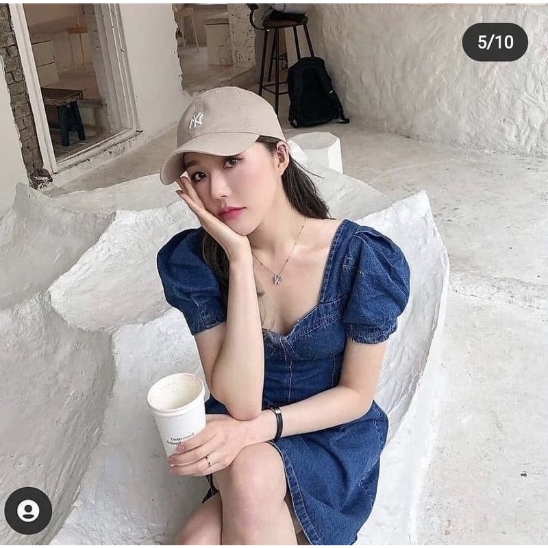 [Chính hãng Authentic] Nón lưỡi trai MLB chữ New York NY màu be
