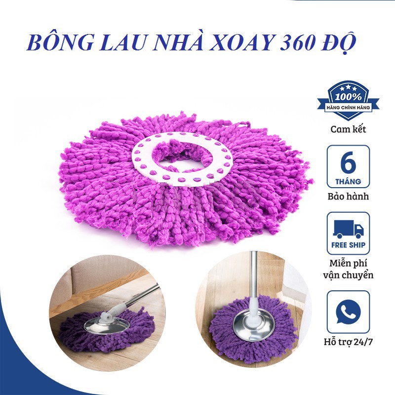 Bông Lau Nhà Cao Cấp Thấm Nhanh Siêu Nhẹ