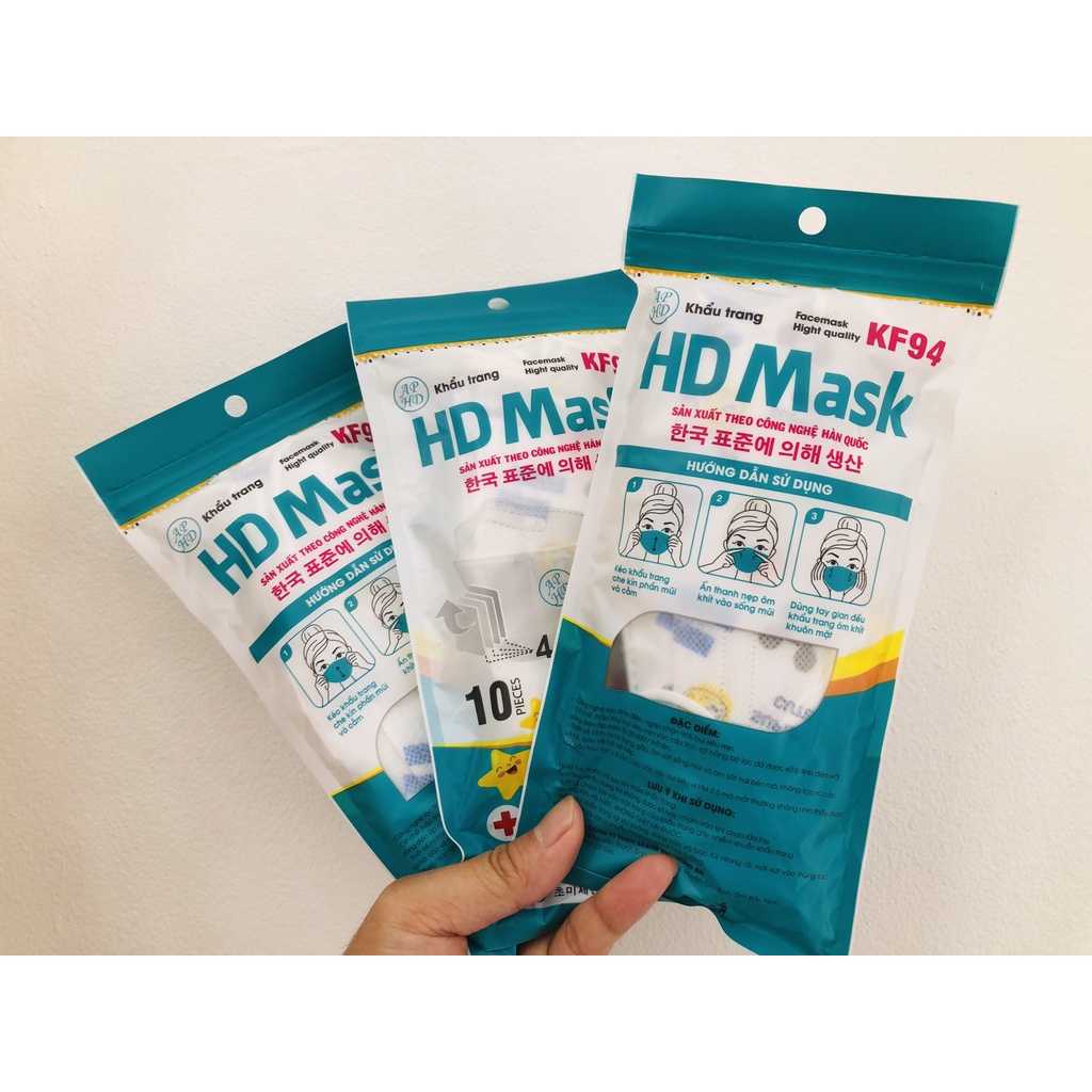 [QUÀ TẶNG] KHẨU TRANG CAO CẤP 4D HD MASK - CÔNG NGHỆ HÀN QUỐC KF94