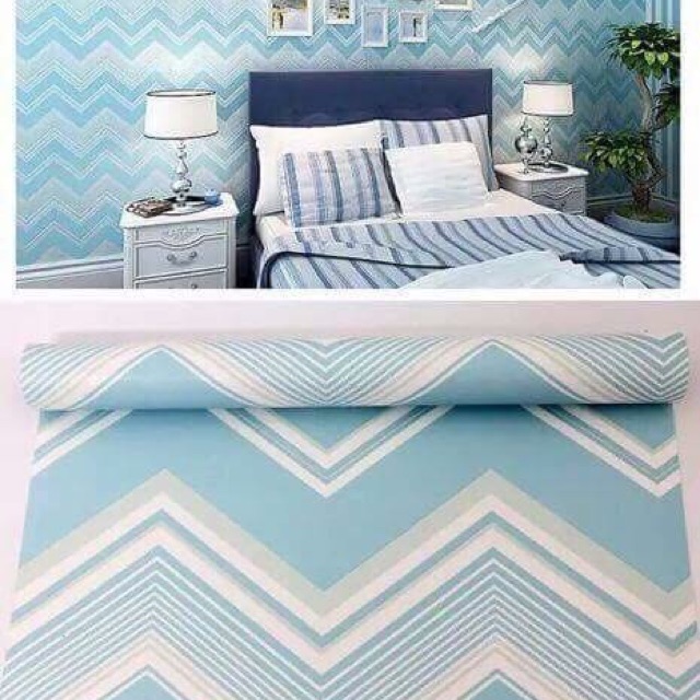 Combo Decal giấy dán mẫu sọc