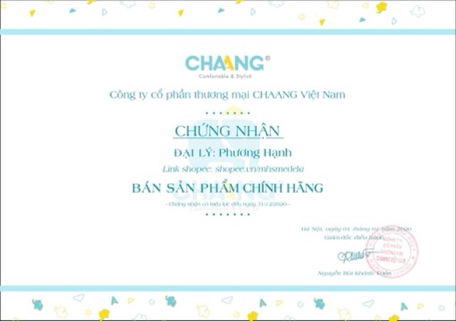 Bộ cúc vai cộc Chaang - Bộ cộc tay cài vai Chaang vải cotton