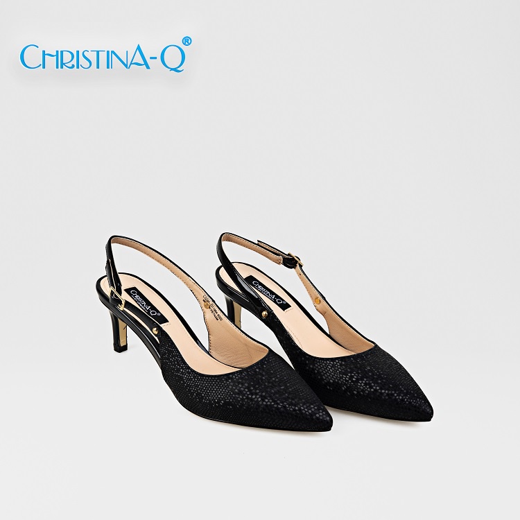 Giày nữ cao gót mũi nhọn Christina-Q GBN244