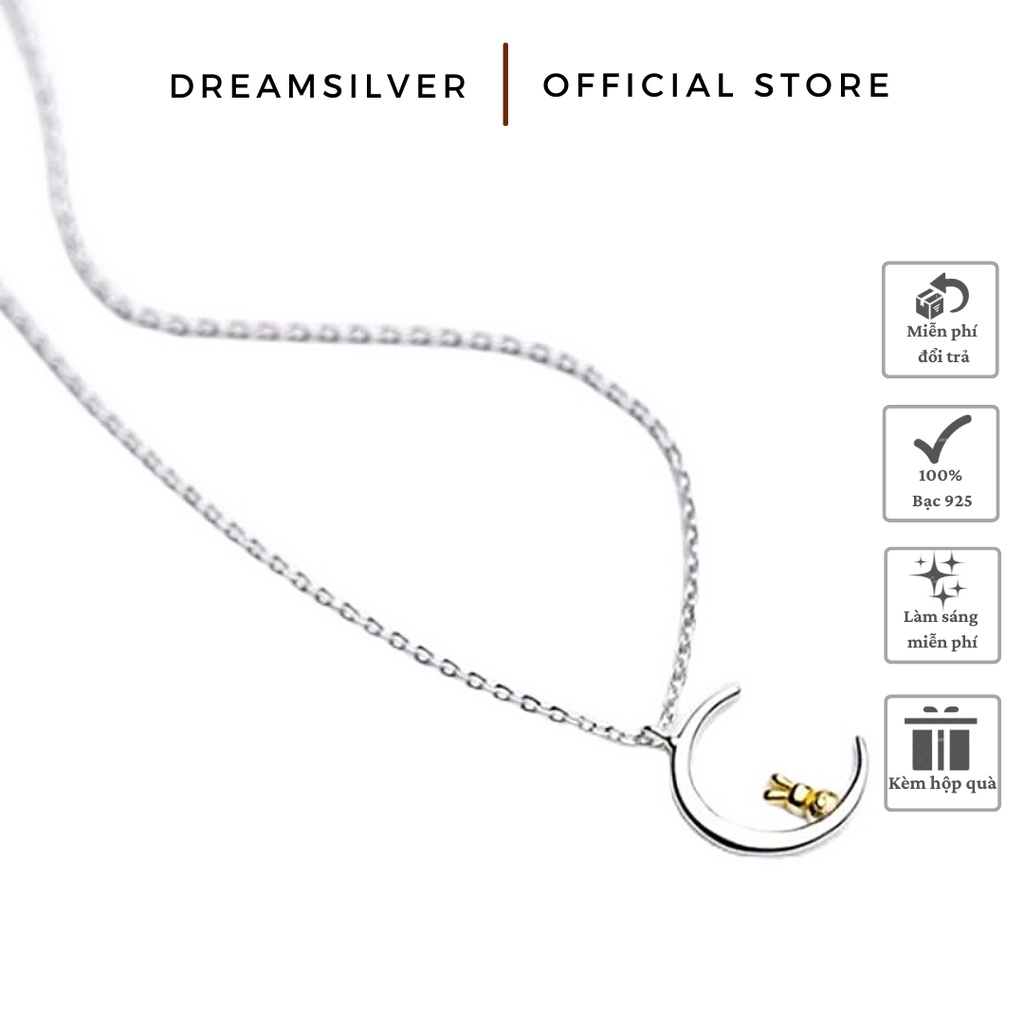 Dây Chuyền Bạc Dreamsilver Thỏ Ngắm Trăng DC006