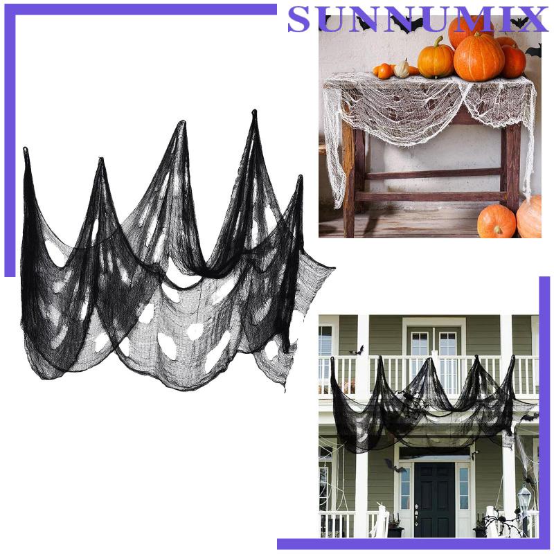 Tấm Vải Màu Đen Creepy Đa Năng Dùng Hóa Trang Dịp Halloween