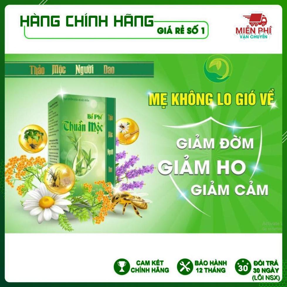 [VIÊM PHỔI, DỨT CƠN HO, CHÍNH HÃNG] TPBVSK Thuần mộc '' Siro Ho- Thanh Mộc Hương''