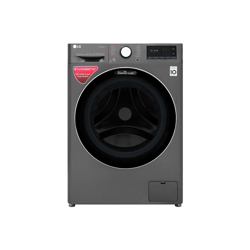 Máy giặt + sấy 10.5kg LG Inverter FV1450H2B cửa ngang