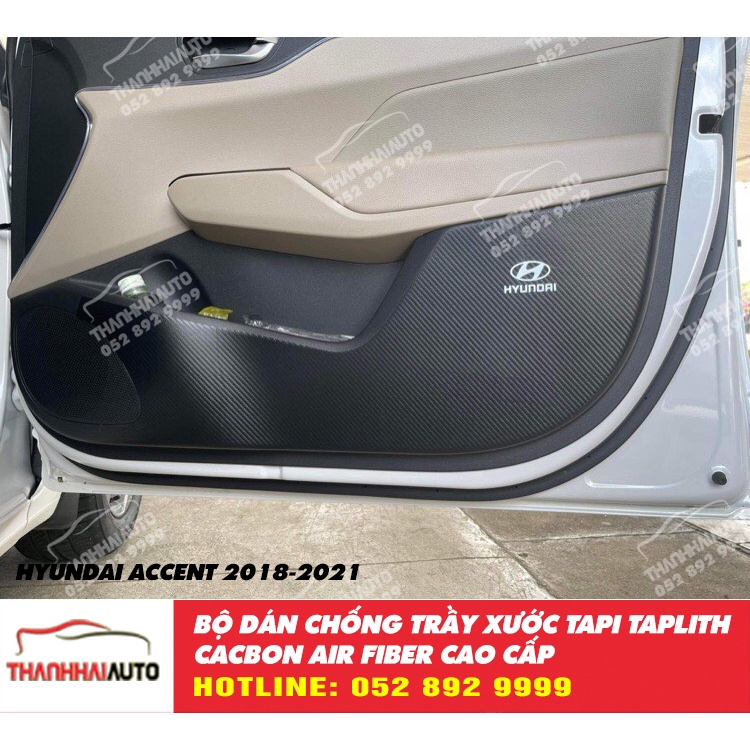 Tapli Carbon  xe Hyundai Accent