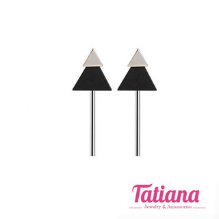 Tatiana - bông tai tam giác dài - b2502