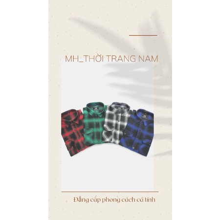 áo kẻ ca ro áo sơ mi nam phong cách hàn quốc cá tính unisex | BigBuy360 - bigbuy360.vn
