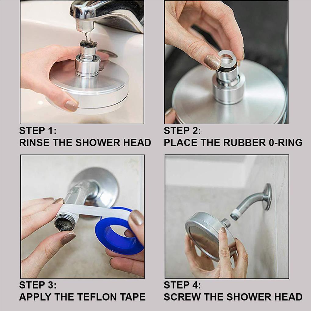 Đầu Vòi Hoa Sen Bằng Bạc 5inch Có Thể Điều Chỉnh Tiện Dụng
