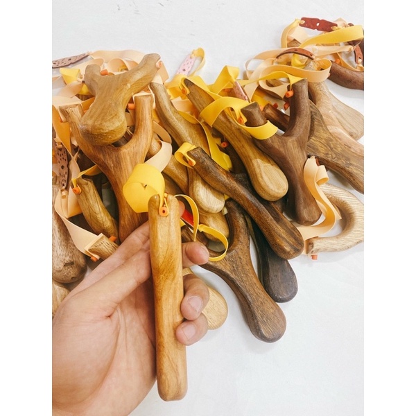 Ná cao su gỗ - ná thun chạc 7.5 tặng kèm dây ná