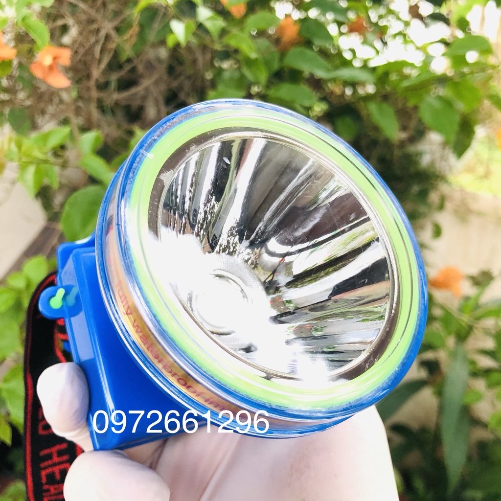 [ 200W] Đèn Đội Đầu Chống Nước 7958 Made In Thái Lan Siêu Sáng, Bền Bỉ Đi Lặn-Đồng-Mỏ