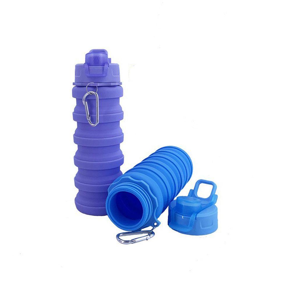 Cốc Uống Nước Silicone 500ml Đa Năng Có Thể Gấp Gọn Tiện Dụng