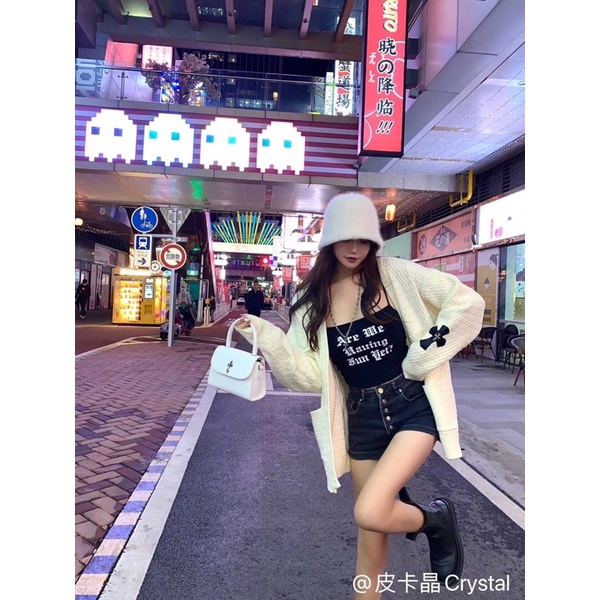 Áo khoác len cardigan thời trang thêu logo thương hiệu Chrome Hearts 2021 cao cấp