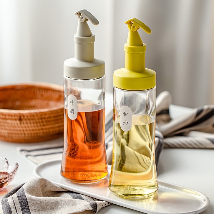 Bình đựng dầu ăn / giấm có vòi rót tự động tiện dụng