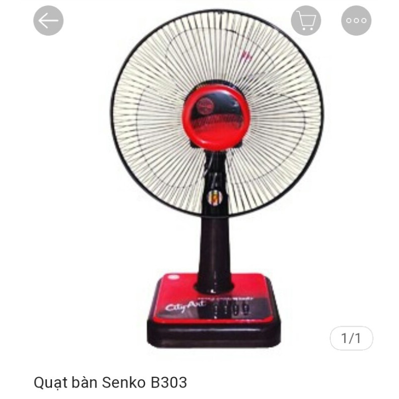 QUẠT BÀN B3 LÀO SENKO B1210 SẢI CÁNH 30CM