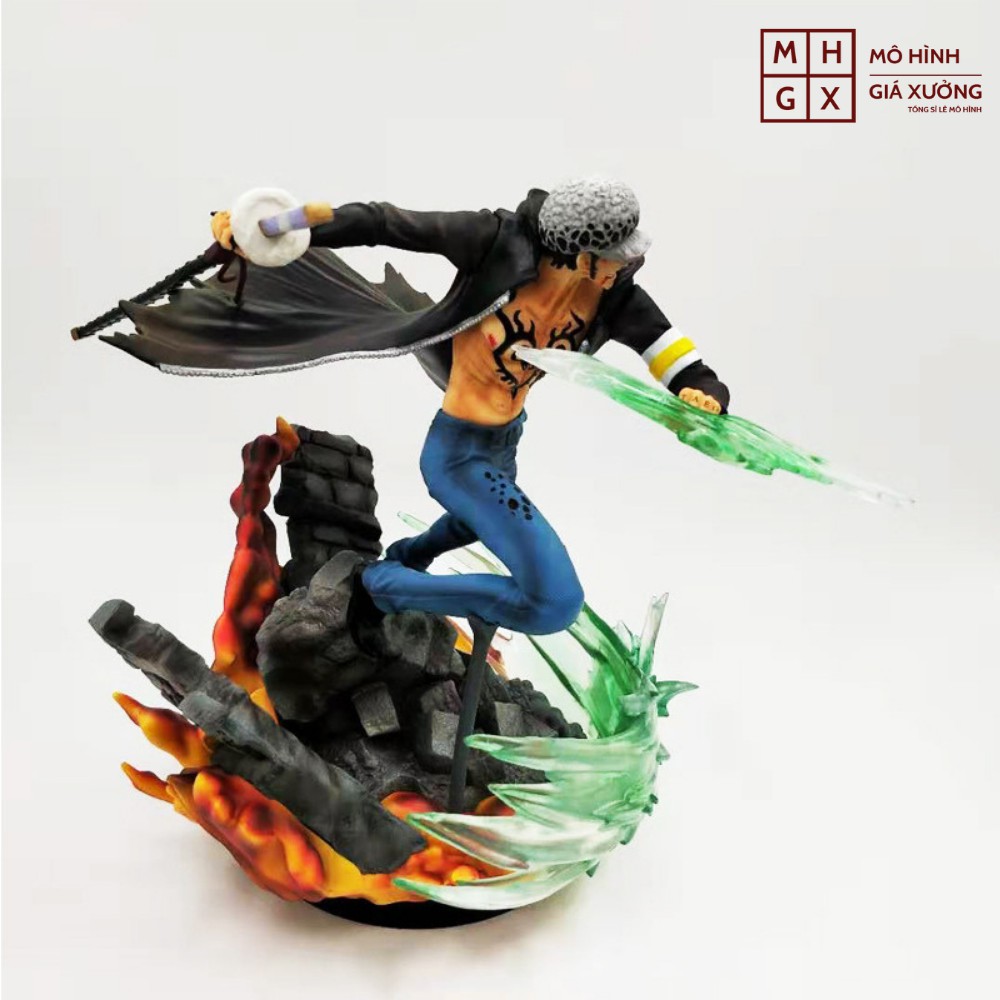 Mô Hình Trafalgar Law Cao 31cm ( 2 tay thay thế ) - Trafalgar D. Water Law Bác sĩ tử thần - Tượng Figure One Piece