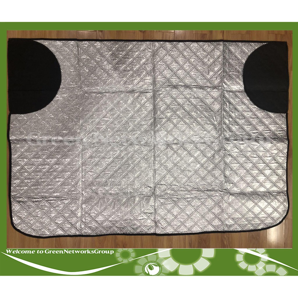 Tấm chắn nắng ngoài kính lái taplo 3 lớp 145x100 cm ( Loại có vành tai ) Greennetworks