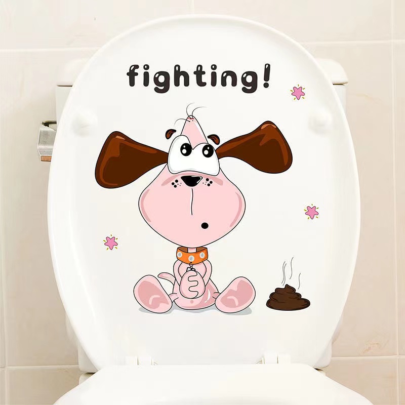 Miếng Dán Trang Trí Toilet Họa Tiết Độc Đáo Thời Trang
