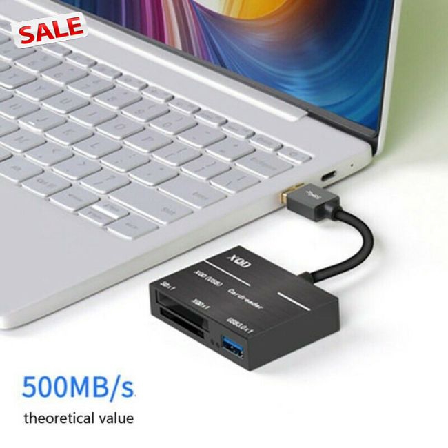 Đầu Đọc Thẻ Nhớ Tốc Độ Cao Usb 3.0 Xqd 2.0 500mb/s Tiện Dụng