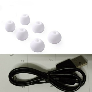 Núm cao su tai nghe bluetooth ( tặng kèm 1 dây sạc nguồn tai nghe đầu Micro usb )