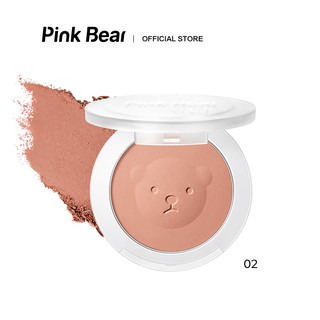 Phấn má hồng Pink Bear kết cấu mịn mượt tông buổi chiều 6 màu tùy chọn 5g