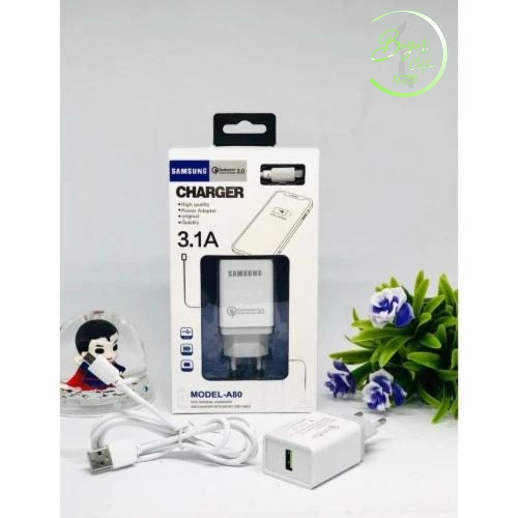 Dây Cáp Sạc Nhanh Chống Cháy Nổ Cho Samsung A80 3amper J2 Prime J3 J5 J7 Bs1738