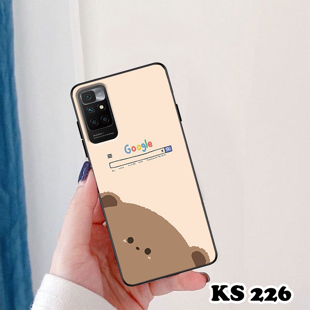 Ốp lưng Xiaomi Redmi 10 - Redmi 10A - Redmi 10C - Ốp in hình gấu bear ngộ nghĩnh