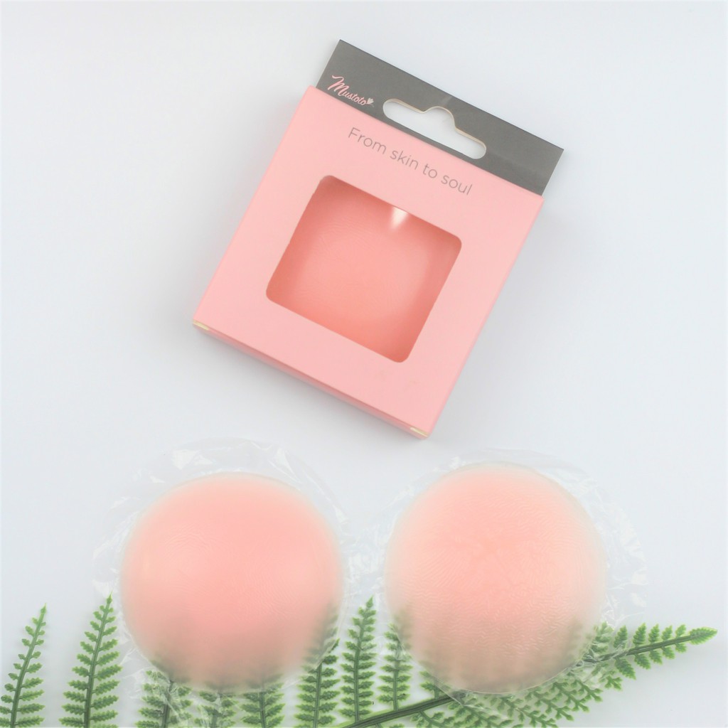Miếng Dán Ngực Nhũ Hoa (Đầu Ti) Silicon (Mustoto PK02) (1 cặp)