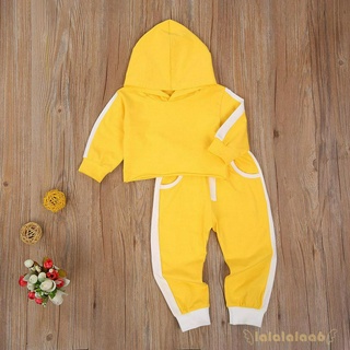 Bộ áo hoodie dài tay và quần cho bé gái 1-5 tuổi
