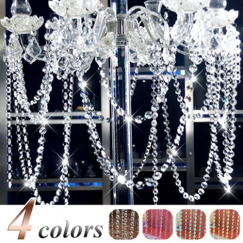 Chuỗi hạt tinh thể acrylic trang trí nhà cửa