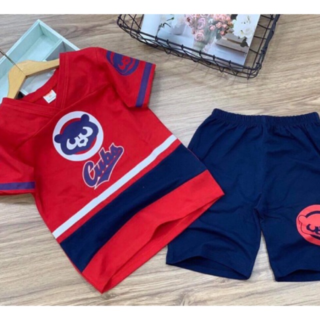 Bộ thun cotton bé trai size 20-40kg