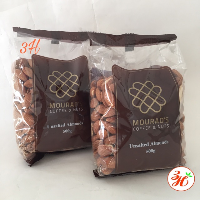 Hạt Hạnh nhân Mourad's tui 500g date T2/23 - Úc