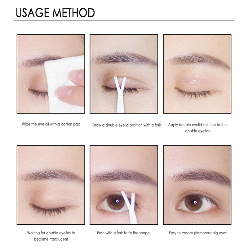 Keo Dán Tạo Kiểu Mắt Hai Mí Trong Suốt Tự Nhiên