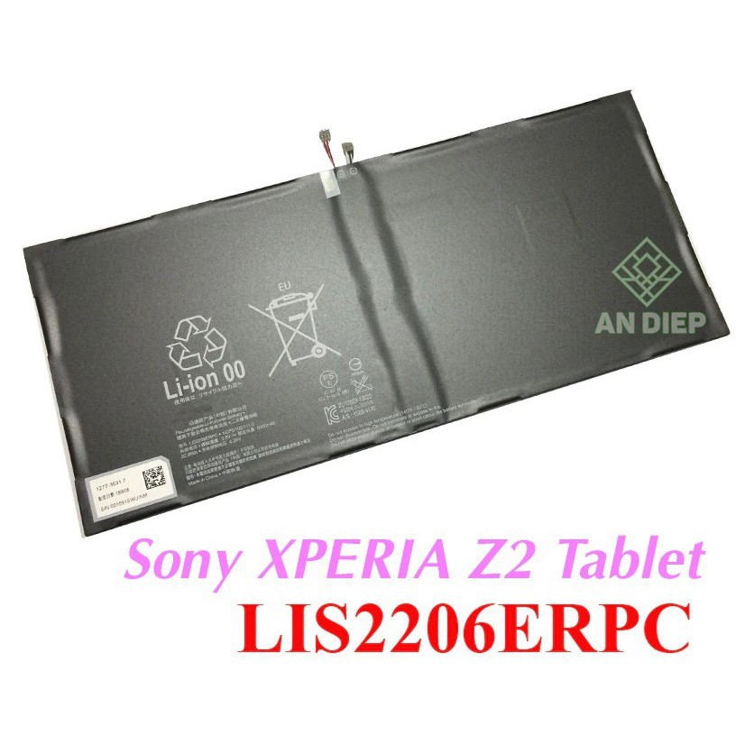 PIN SONY TAB Z2 LIP2206ERPC ZIN HÃNG