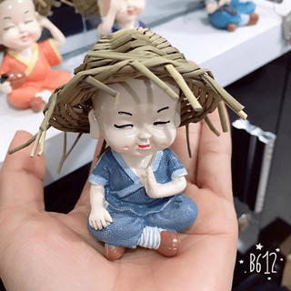 Bộ tượng tứ không đội mũ rơm (Loại Đẹp)