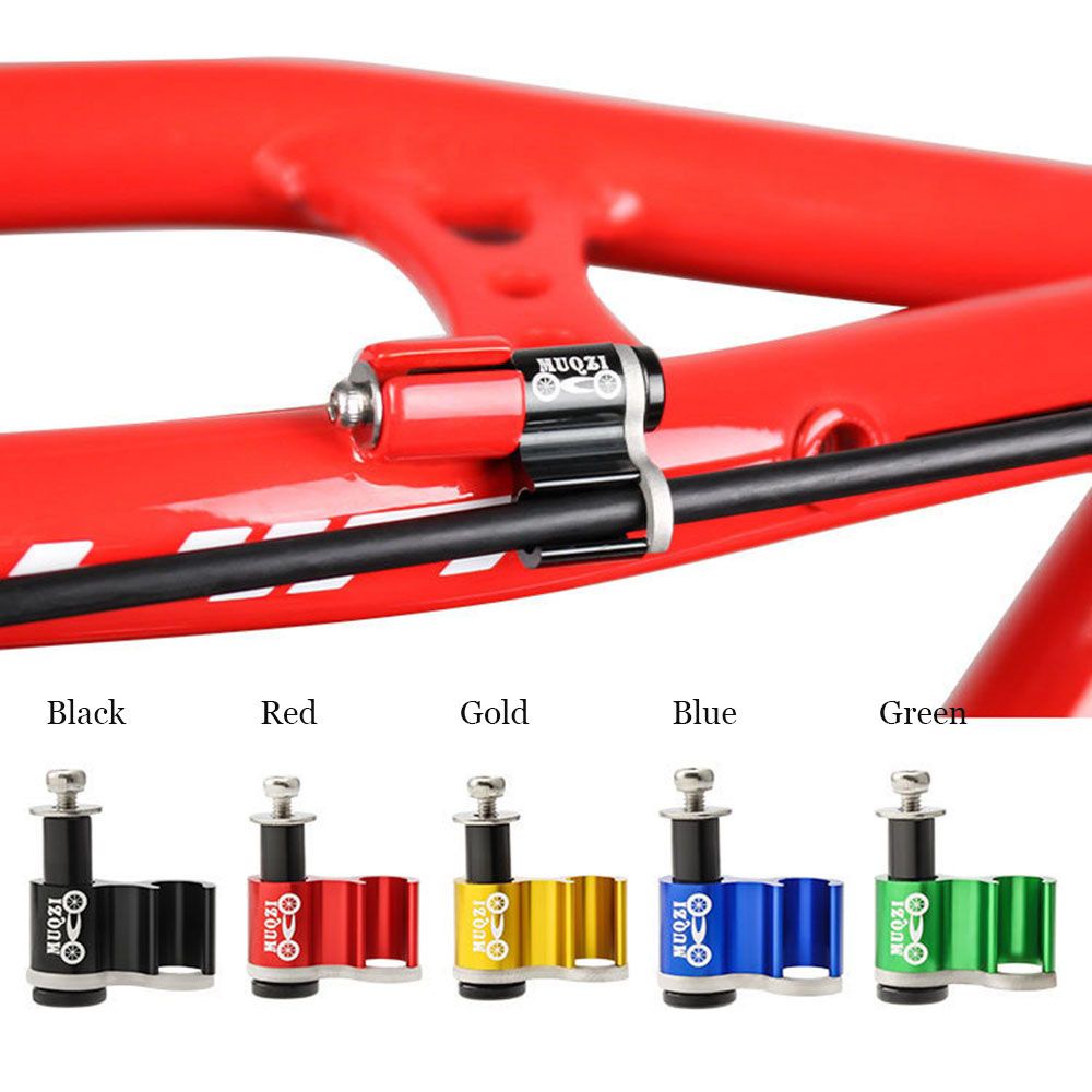 Bộ 1/5 Ống Cố Định Dây Phanh Xe Đạp 5 Màu Sắc Bằng Hợp Kim Nhôm Chất Lượng Cao