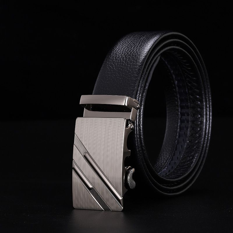 Thắt lưng nam dây nịt nam cao cấp da mềm giá rẻ khoá tự động bản 3.5cm phong cách hàn quốc