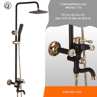 Sen tắm | Bộ Sen Cây Nóng Lạnh Cao Cấp SC 08 (màu vàng đen)